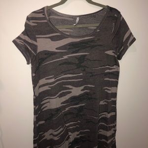Z supply camo lounge dress